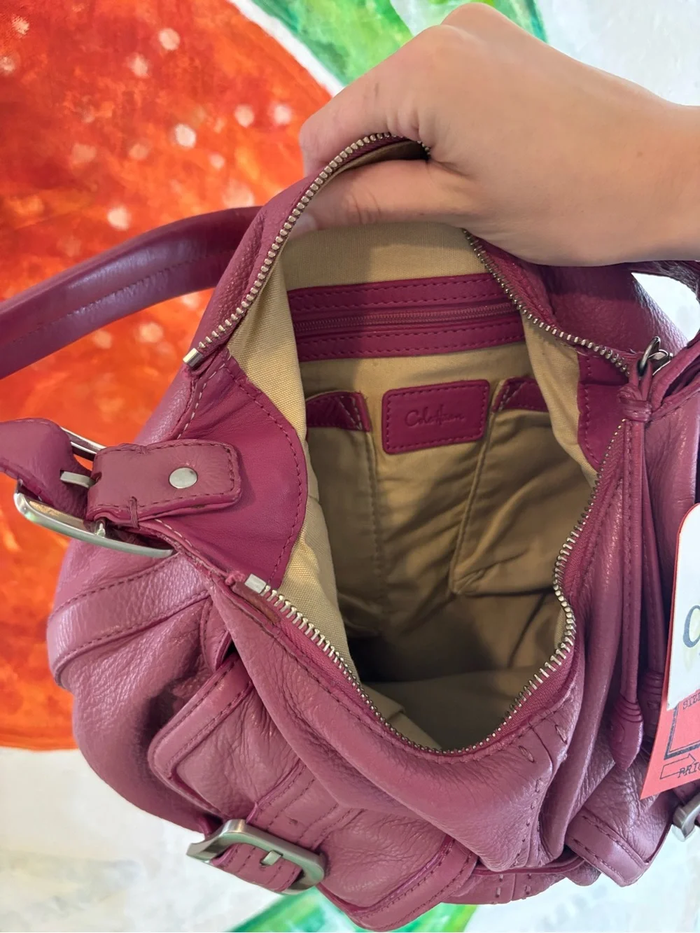 y2k Women's Pink Leather Hobo Shoulder Bag